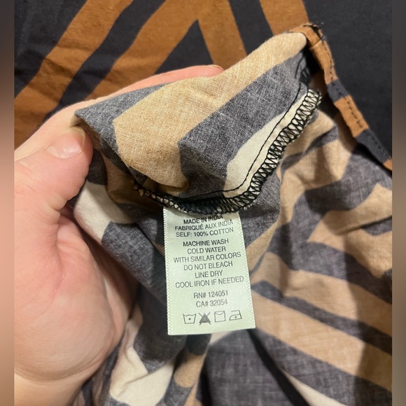 Anthropologie Porridge Mireil Geometric Midi Dress - Size Medium - Picture 8 of 8